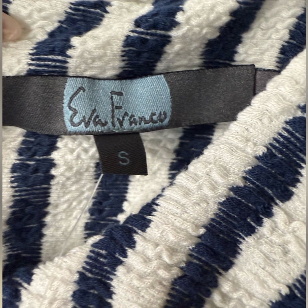 Eva Franco for Anthropologie Ruffle Stripe Top – Size S – NWT - Picture 9 of 10